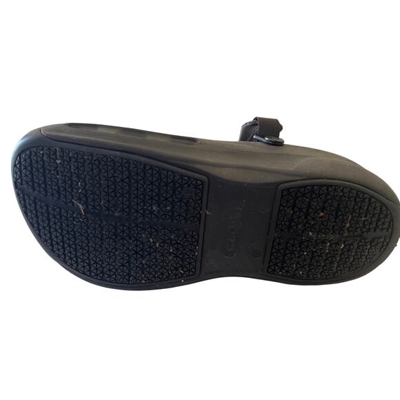 Crocs Bistro‎ Pro LiteRide Black Clogs Orange Insole Slip Resistant M10 W12 main image 6